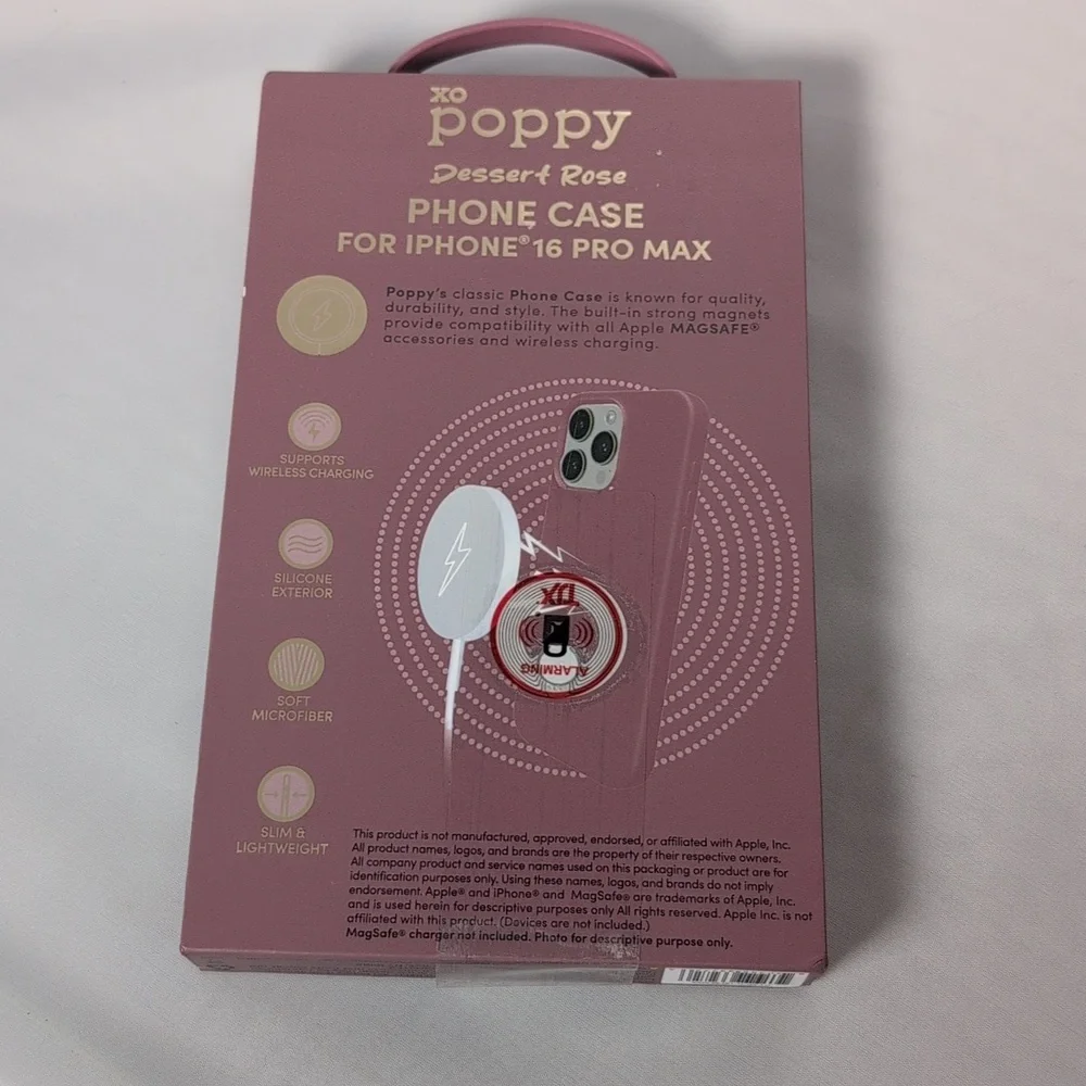XO Poppy Dessert Rose Desert Rose iPhone 16 Pro Max Case